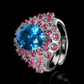 Blaue Spinell #119 Ring