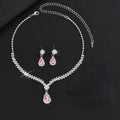 734 Silber-Rosa 2-Teiliges Set