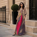 Khaki mit Rosa + Lila