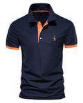 Orange-Marineblau